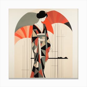 Geisha 1 Canvas Print