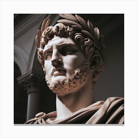Bust Of Tiberius Canvas Print