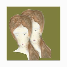 Two Faces Canvas Print