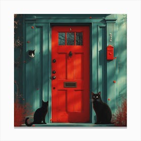 Red Door Canvas Print