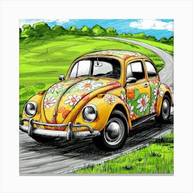 Vw Beetle 3 Canvas Print