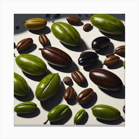 Coffee Beans 302 Canvas Print