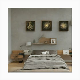 Modern Bedroom Canvas Print