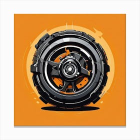 Logo Vector Mechanic Car Repair Automotive Tools Service Garage Wrench Gear Maintenance (9) Canvas Print