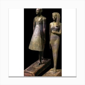 Egyptian Statues 8 Canvas Print