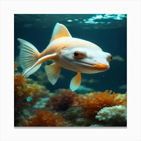 Octopus Fish Canvas Print