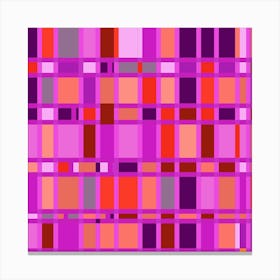 Abstract Squares Canvas Print