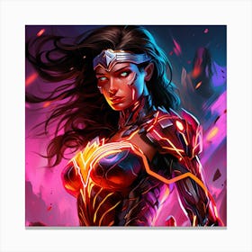 Wonder Woman 4 Canvas Print