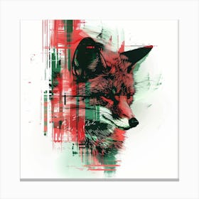 Red Fox 3 Canvas Print