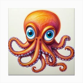 Octopus 95 Canvas Print