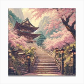 Asazakura Canvas Print