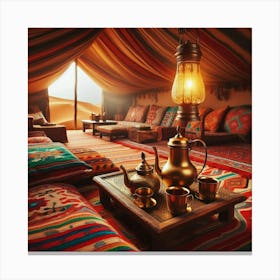 Bedouin Tent Interior 2 Canvas Print