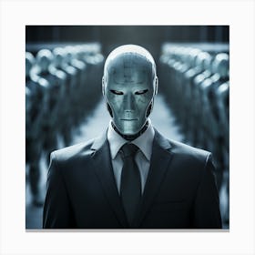 Robots Stock Photos & Royalty-Free Footage Canvas Print