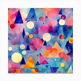 Abstract Watercolor Painting 1 Canvas Print