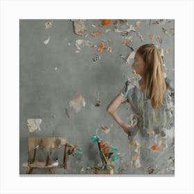 Portrait Of A Girl Canvas Print