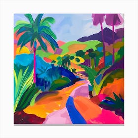 Abstract Travel Collection Costa Rica 3 Canvas Print