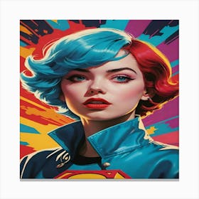 Supergirl 1 Canvas Print