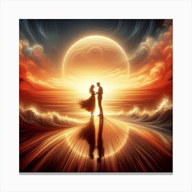 Eternal Dawn of Love Canvas Print