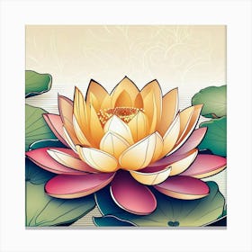 Lotus Flower 101 Canvas Print