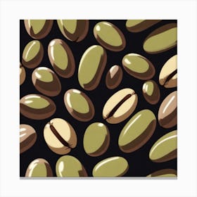 Coffee Beans 357 Canvas Print