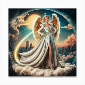 A Stunning Art Print Illustration Of A Fashionable Iqvmcgghs Eflpjjat6oma Aeq4ihyfspeqvyhifgkwwa Canvas Print