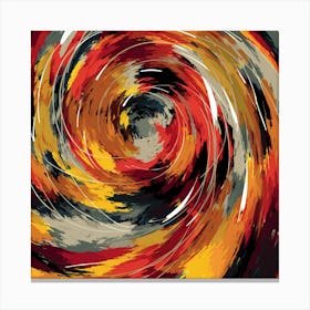 Abstract Abstract Of A Spiral Canvas Print
