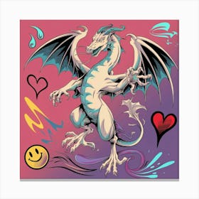 City Dragon Canvas Print