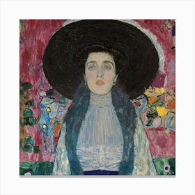 Woman In A Hat 2 Canvas Print