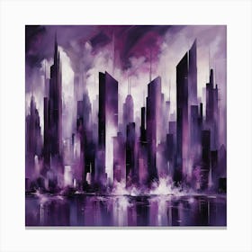 Cityscape Canvas Print 1 Canvas Print