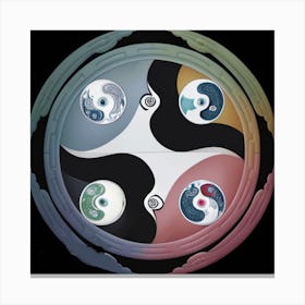 Yin Yang 5 Canvas Print