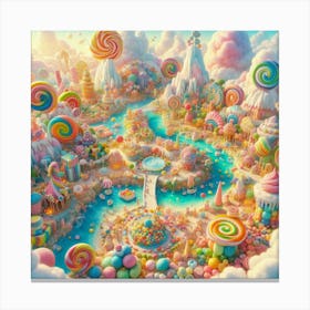 Candy Land Canvas Print