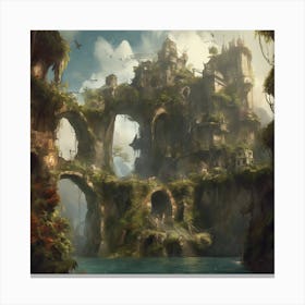 Fantasy Castle 45 Canvas Print