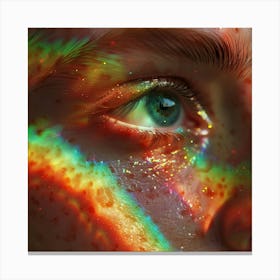 Rainbow Eye 1 Canvas Print