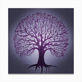 Purple Prosperity Tree Art Illustration Iyokr C3smyv37a2ytdahw Zlmfyodsspcmnncyfp99dw Canvas Print