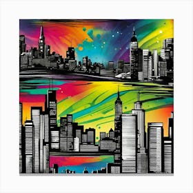 New York City Skyline 53 Canvas Print