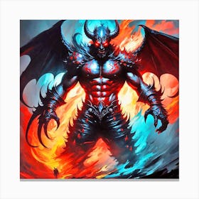 Demon 13 Canvas Print