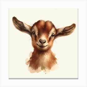 Goat Painting Canvas Print