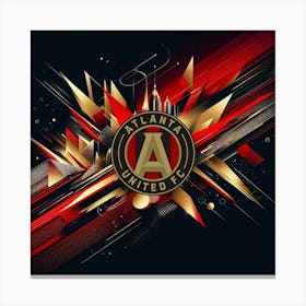 Atlanta United FC Logo Wall Art 17 Canvas Print