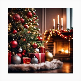 Christmas Tree 27 Canvas Print