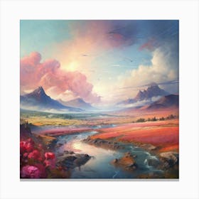 Beautiful view of nature  Canvas Print