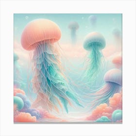 Jellyfish Canvas Art 1 Canvas Print