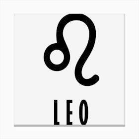 Leo zodiac Canvas Print