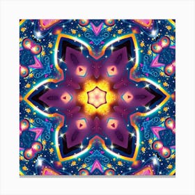Psychedelic Star 4 Canvas Print