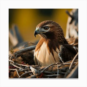 Red-Tailed Hawk Canvas Print