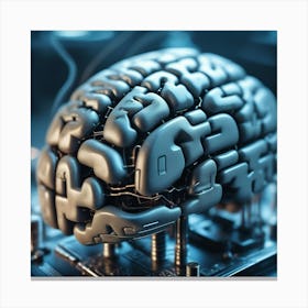 Brain On A Chip 3 Canvas Print