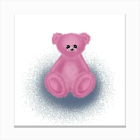 Pink Teddy Bear 1 Leinwandbild