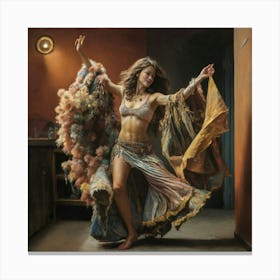 Belly Dancer Canvas Print