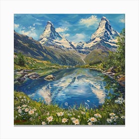 Matterhorn Lake Canvas Print