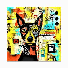 Serious Doggy - Pet Qwerks Canvas Print