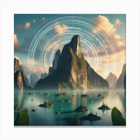 Abstract Landscape Canvas Print